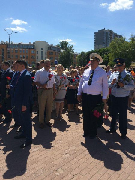 Сотрудники Контрольно-счетной палаты Городского округа Подольск  приняли участие в возложении цветов к Вечному огню